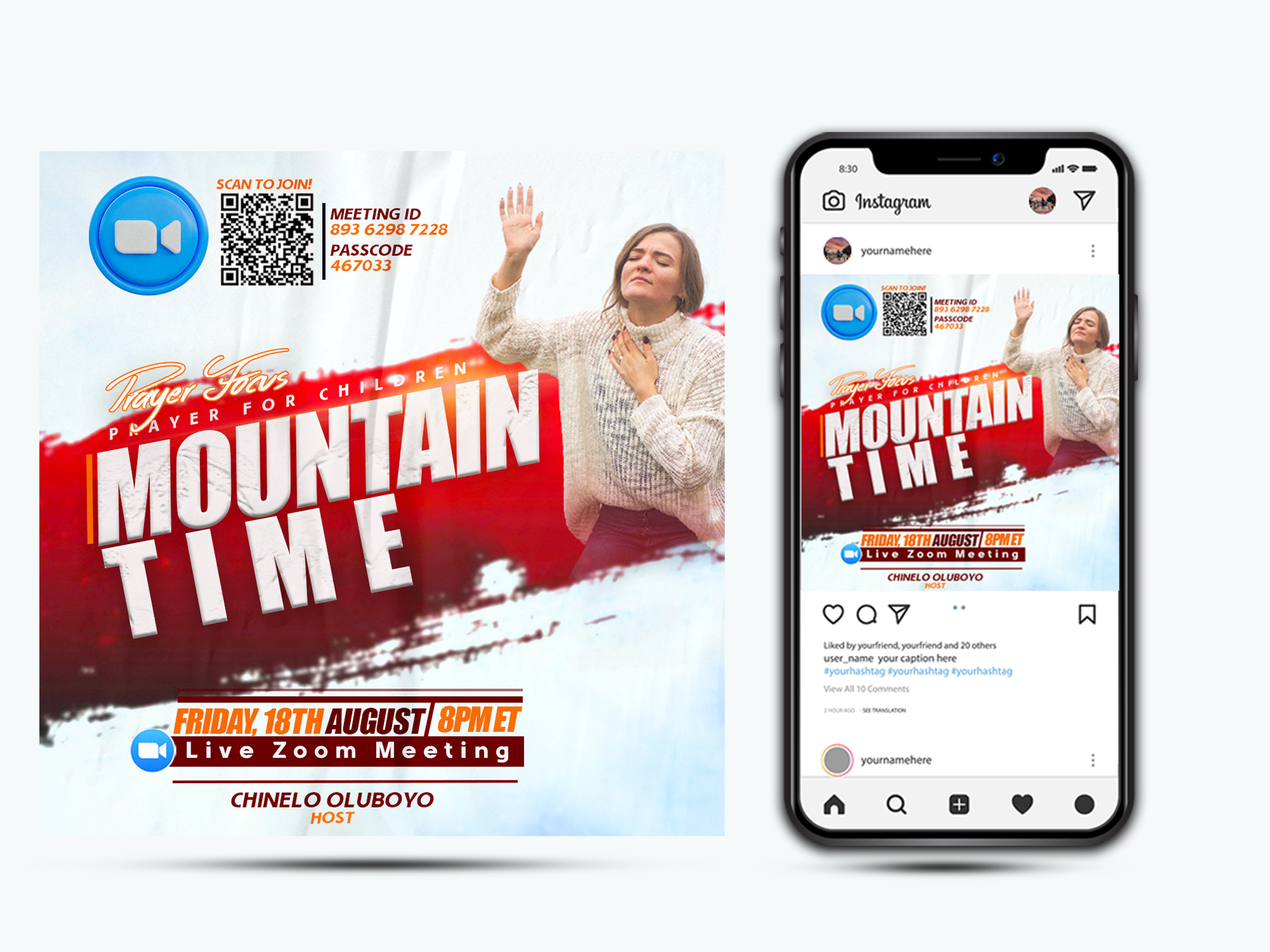 Example of Church Or Event Flyer Design